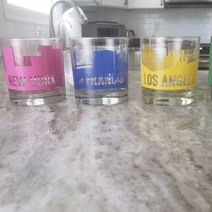 Set of 4 Sisters of Los Angeles Glasses